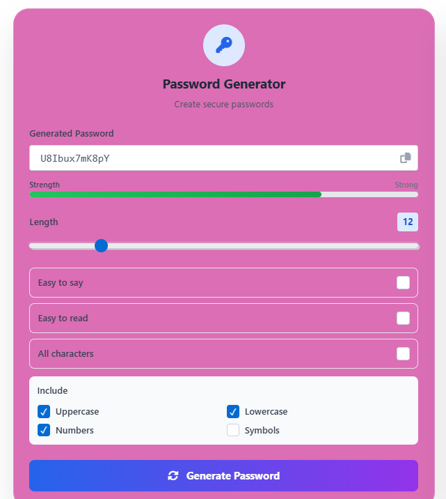 Password Generator