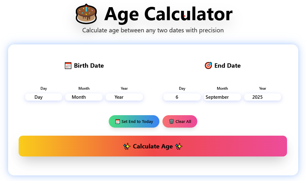 Age Calculator