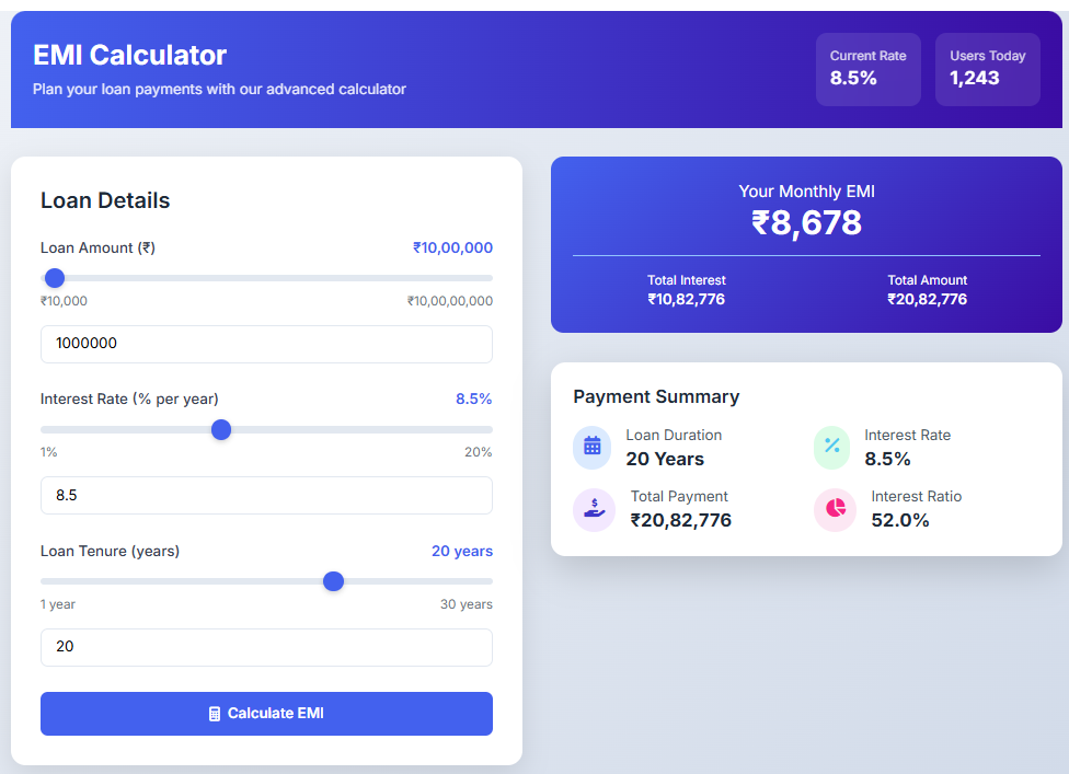 EMI Calculator
