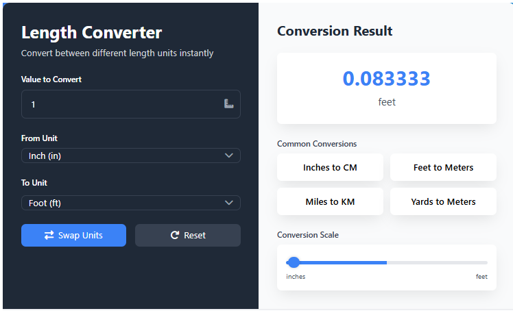 Length Converter Makes Everyone a Measurement Expert