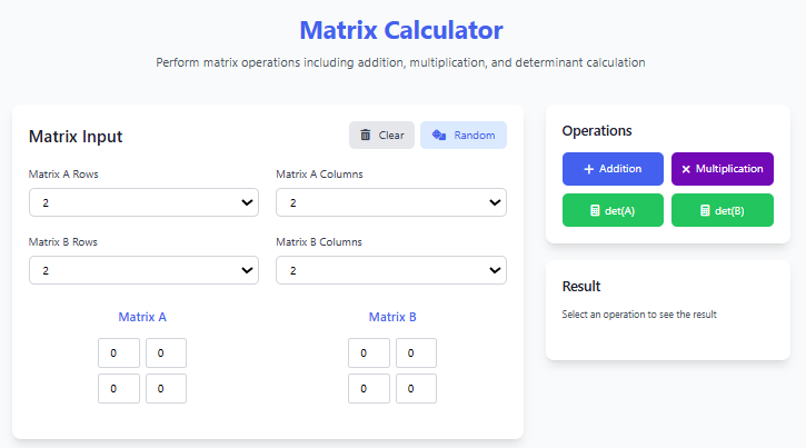 Matrix Calculator