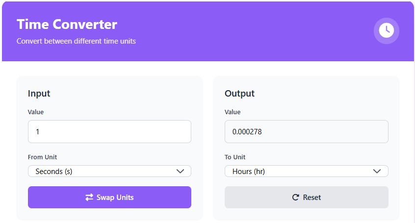 Time Converter