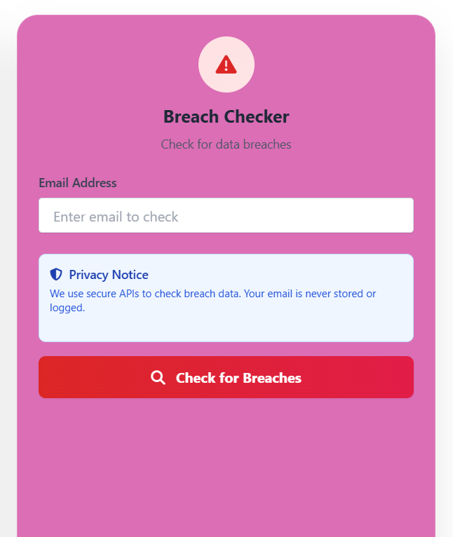 Email Breach Checker