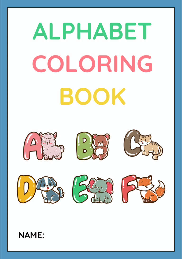 Alphabet Coloring Booklet in Grayscale Illustrative Style.pdf