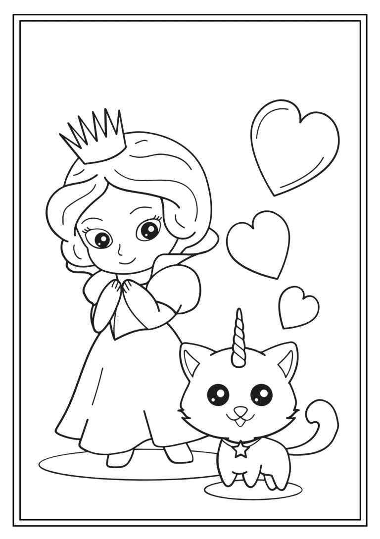 Fairy Tales Coloring Booklet Grayscale Lined Illustrations.pdf (3)
