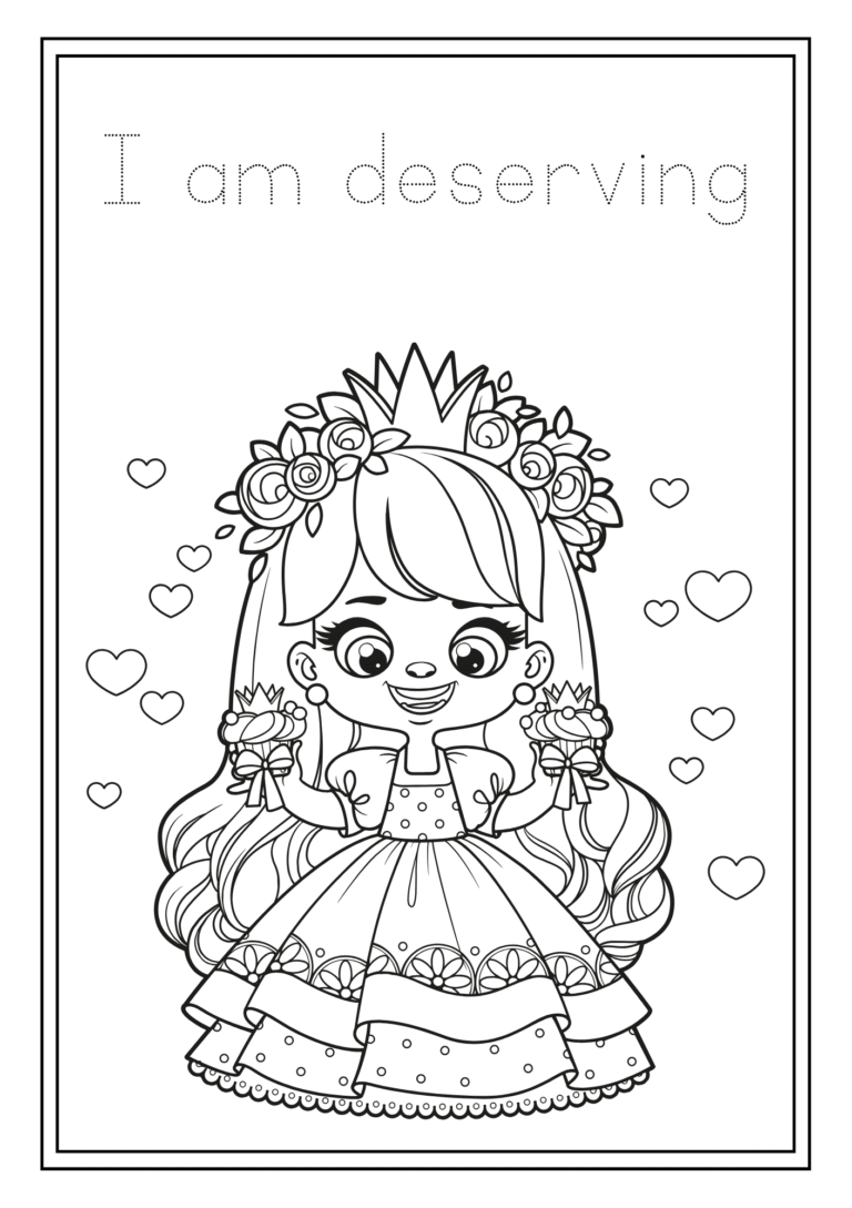 Princess Affirmations Coloring Booklet Grayscale Lined Illustrations.pdf (1)