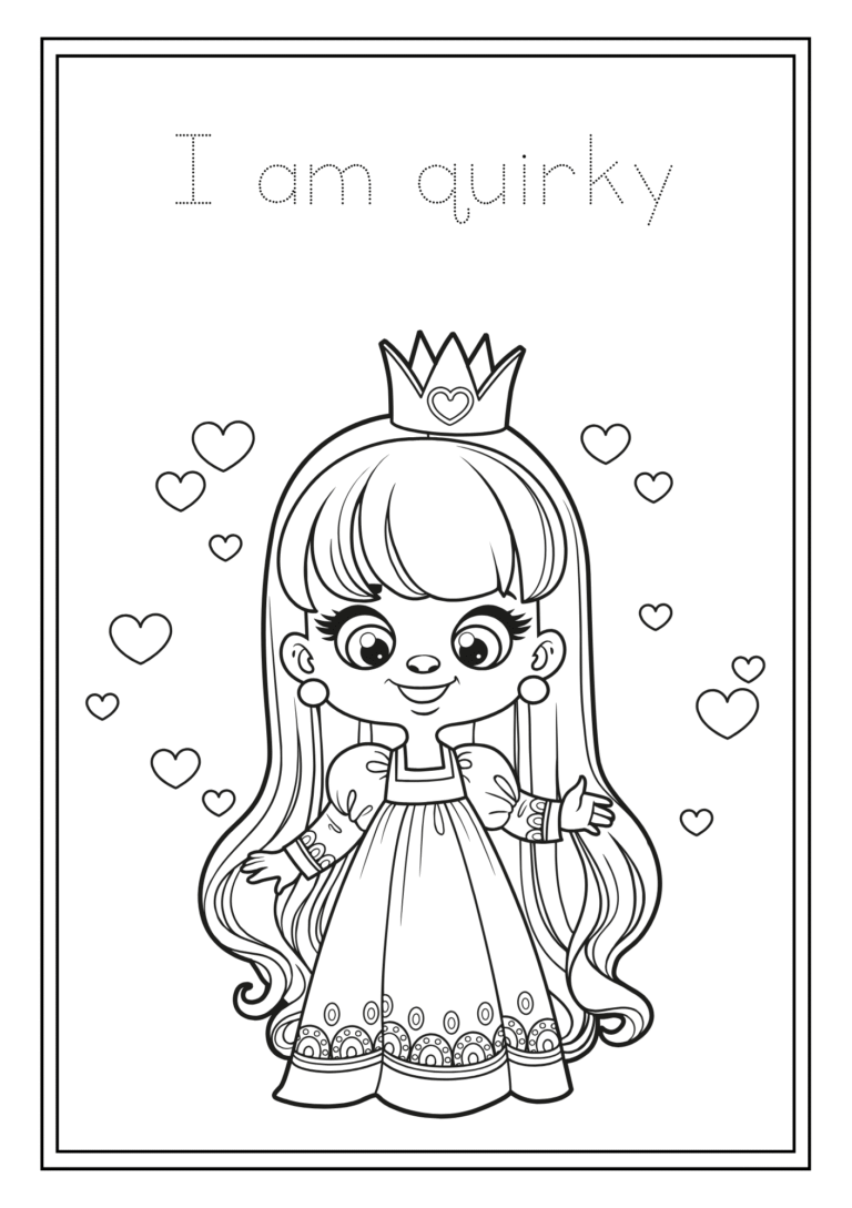 Princess Affirmations Coloring Booklet Grayscale Lined Illustrations.pdf (3)