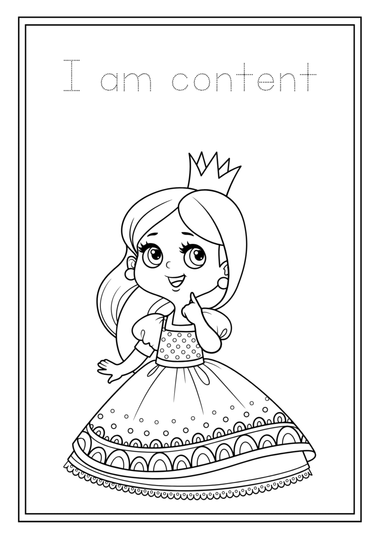 Princess Affirmations Coloring Booklet Grayscale Lined Illustrations.pdf (7)