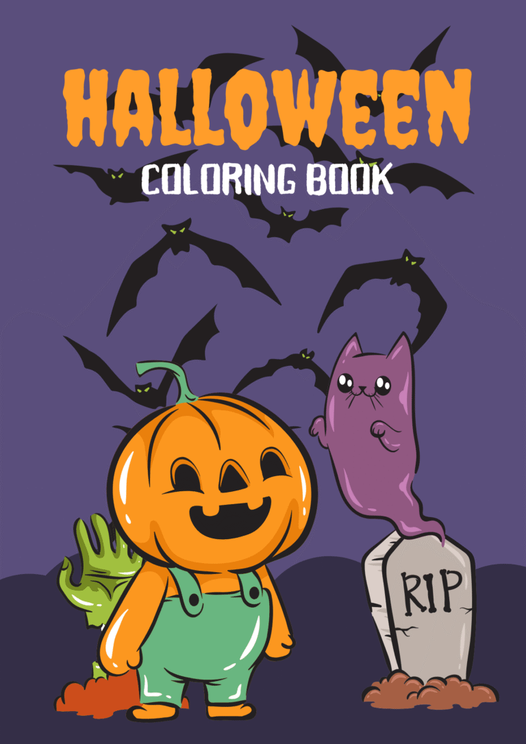 Purple White Playful Fun Halloween Coloring Book Education Worksheet.pdf